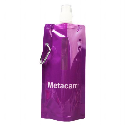 Custom 470ml multi-color collapsible spout water pouch with flat-bottom for outdoor sport travel drinks packaging