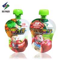 Baby food grade plastic drink packaging bag spout pouch drink for juice packaging